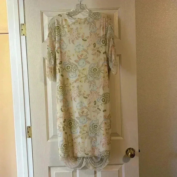 NWT TED BAKER AINYA RUCHED MESHED DRESS SZ 14 US OR TED SZ 6 - Picture 11 of 11